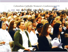 Tablet Screenshot of columbuscatholicwomen.com